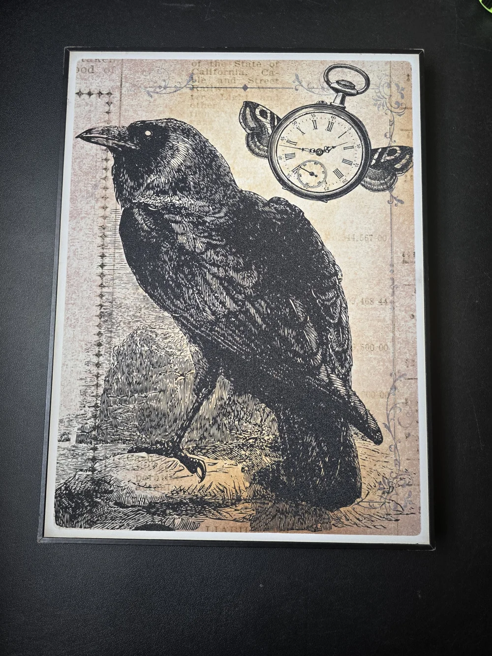 Black Raven Art Print